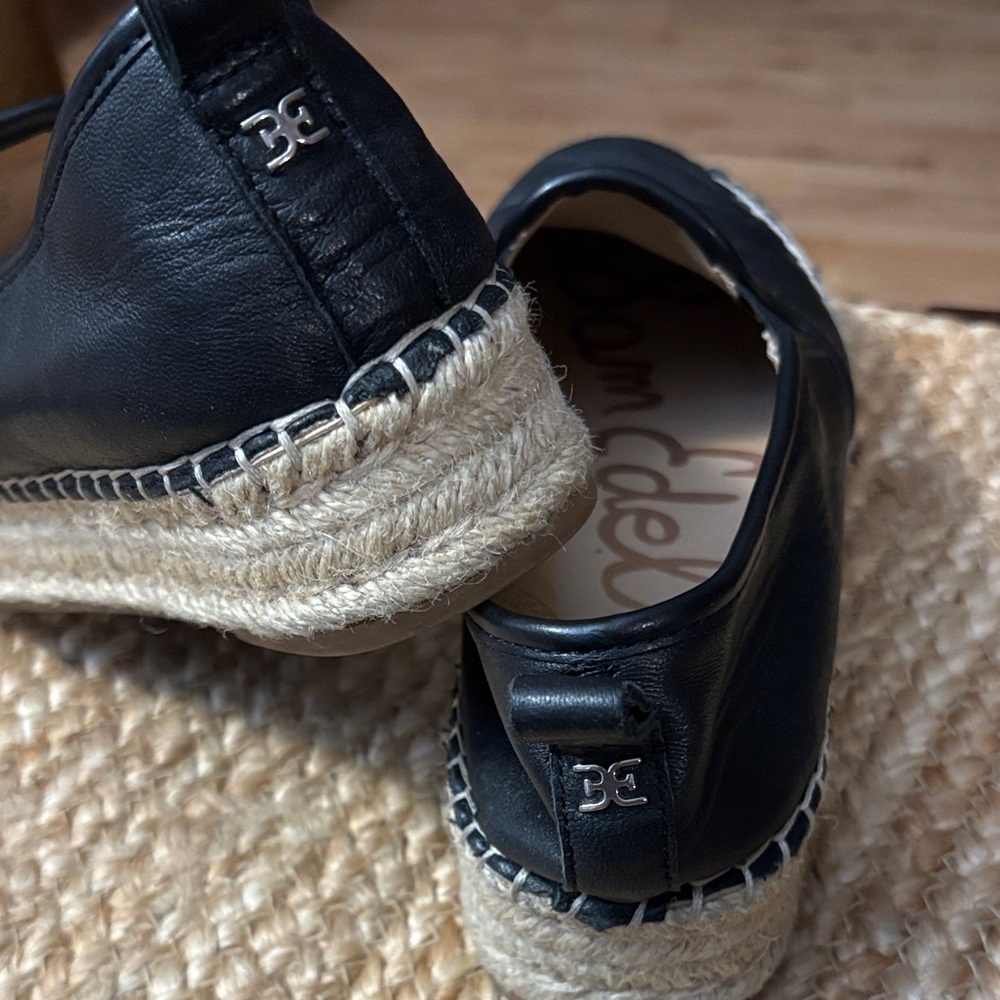 Sam Edelman Black Espadrilles - Picture 3 of 5